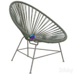 مدل سه‌بعدی صندلی راحتی مدرن با طراحی منحصر به فرد | Samantha Armchair 1