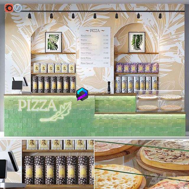 کافه ایتالیایی و پیتزافروشی | Small cafe of Italian cuisine