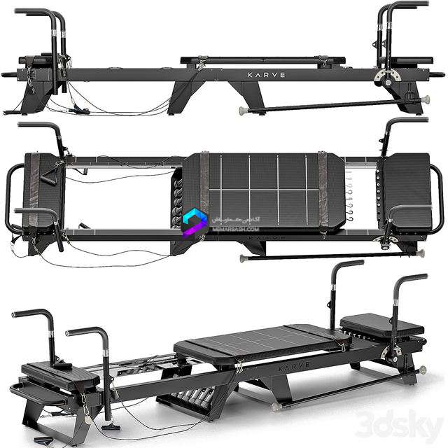 مدل دستگاه ریفورمر پیلاتس ویژه تمرینات ورزشی| Sports trainer Pilates Reformer Machine