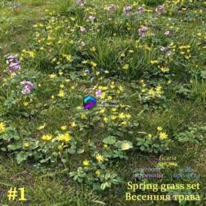 Spring grass set #1