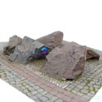 مدل سه‌بعدی سنگ‌های طبیعی برای پارک شهری | Stones for the city park