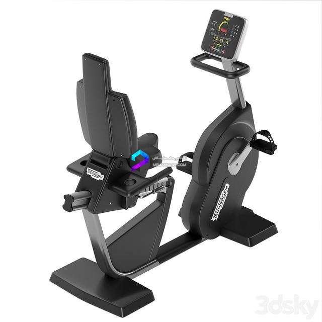 مدل سه بعدی دوچرخه باشگاه ورزشی | TECHNOGYM RECLINE FORMA BICYCLE