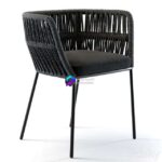 مدل سه‌بعدی صندلی ناهارخوری مدرن با طراحی مینیمالیستی | Talenti Cliff Dining Armchair 0