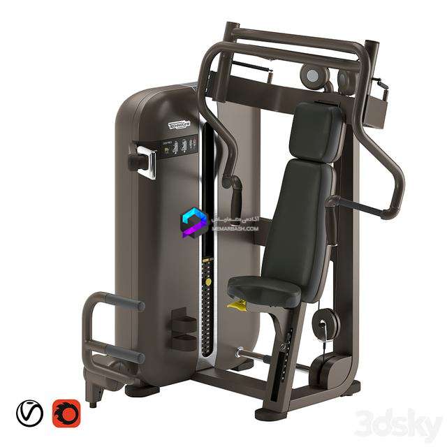 آبجکت دستگاه تمرین پرس سینه | Technogym Artis Chest Press