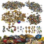 آبجکت زباله های کاغذی و برگ های پاییزی | Trash of paper and leave | Trash of paper and leaves 0