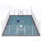 مدل زمین ورزشی محصور | Universal fenced sports ground | Universal fenced sports ground 0