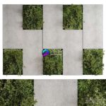 مدل سه‌بعدی دیوار سبز عمودی مدرن | Vertical Garden Green Wall 77
