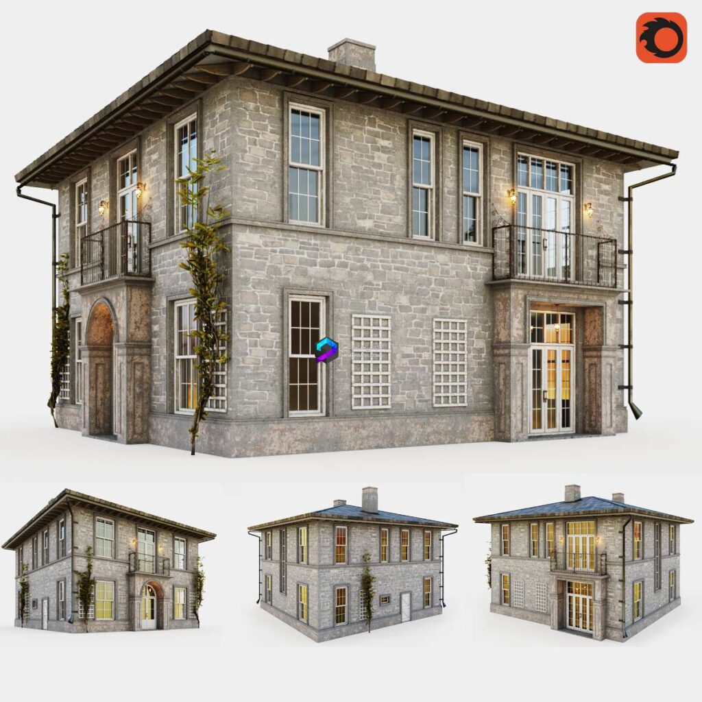 خانه قدیمی دو طبقه سبک وینتیج| Vintage Cottage in vence Style