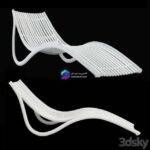 مدل سه‌بعدی تخت آفتاب‌گیر مدرن | Vondom Ibiza Sun Lounger by Eugeni Quitllet 0