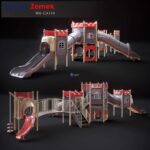 مدل زمین بازی مخصوص کودکان | Zamek | Zamek