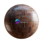 تکسچر پارکت چوبی طرح حصیری خش دار | basket weave scratched parquet 63 16 1 memarbash.com