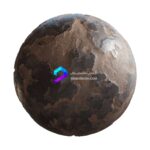 تکسچر صخره سنگی قهوه ای کهنه | black dusty rock 65 70 1 memarbash.com
