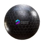 تکسچر کاشی شش ضلعی مشکی | black hexagonal tiles 62 81 1 memarbash.com