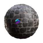 تکسچر دیوار سنگی سیمانی | black stone slabs 62 08 1 memarbash.com