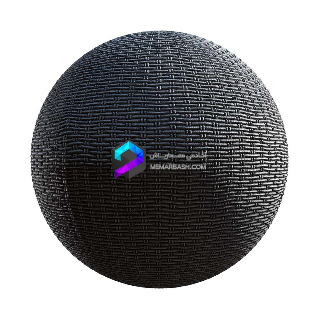 تکسچر طناب بافته شده مشکی