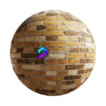 تکسچر دیوار آجری قهوه ای و بژ | brown beige brick wall 65 40 1 memarbash.com