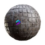 تکسچر کاشی سنگی مربعی قهوه ای | brown square stone tiles 62 10 1 memarbash.com