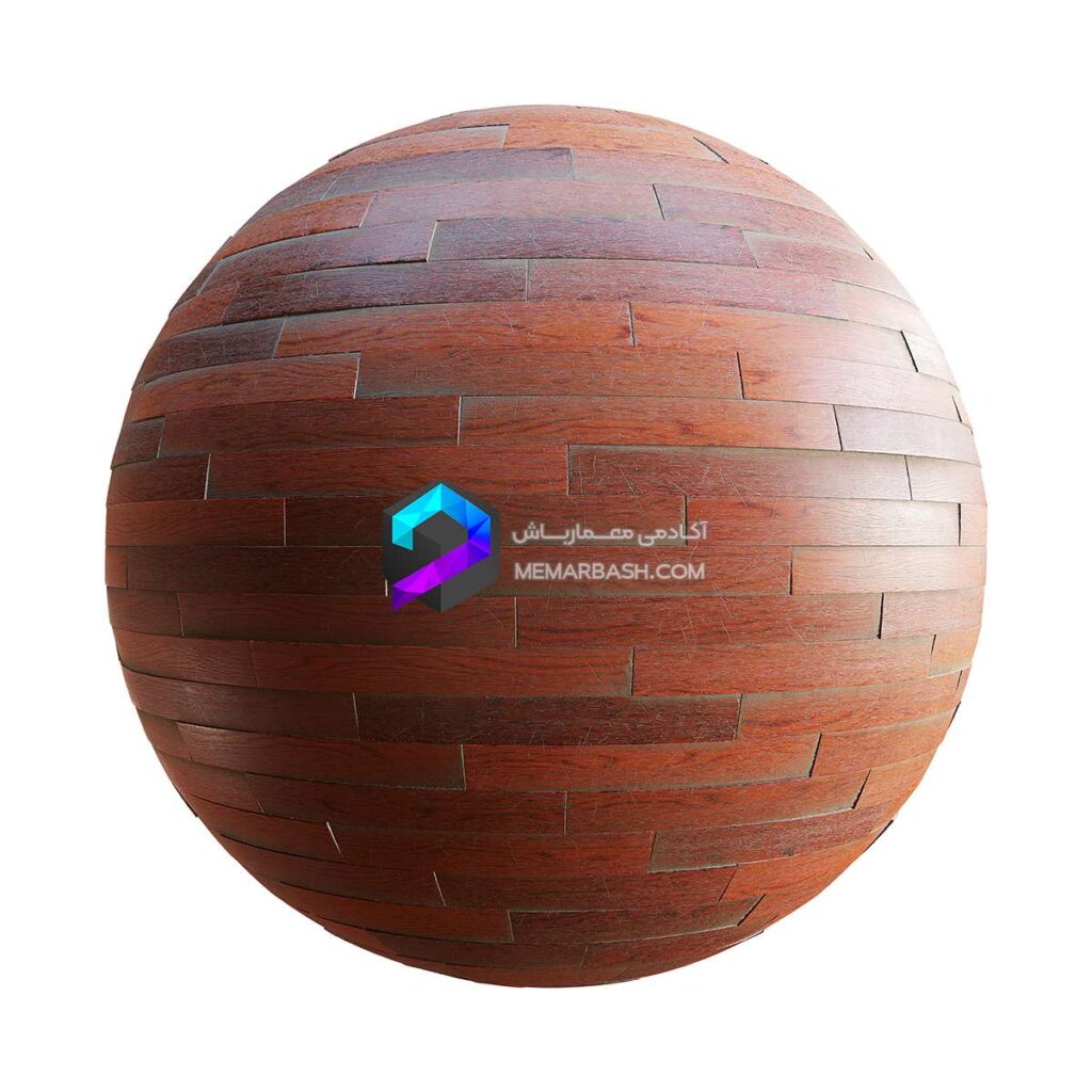 تکسچر پارکت چوبی قرمز فرسوده و استفاده شده
