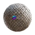 تکسچر سنگ فرش طبیعی و واقع گرایانه | cobblestone pavement 64 10 1 memarbash.com