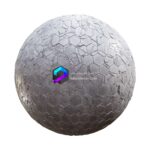 تکسچر کاشی شش ضلعی سفید ترک خورده | cracked white hexagonal tiles 62 84 1 memarbash.com