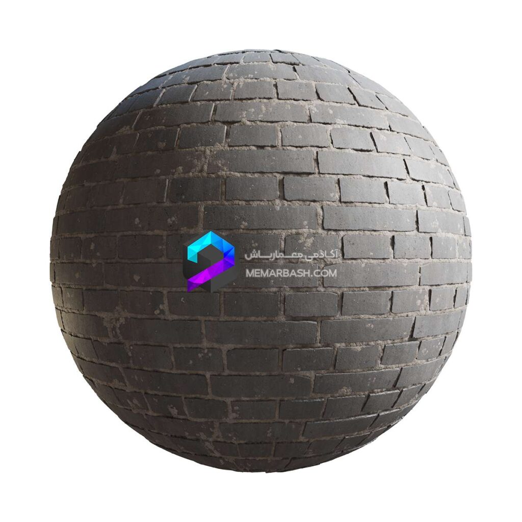 تکسچر دیوار آجری خاکستری
