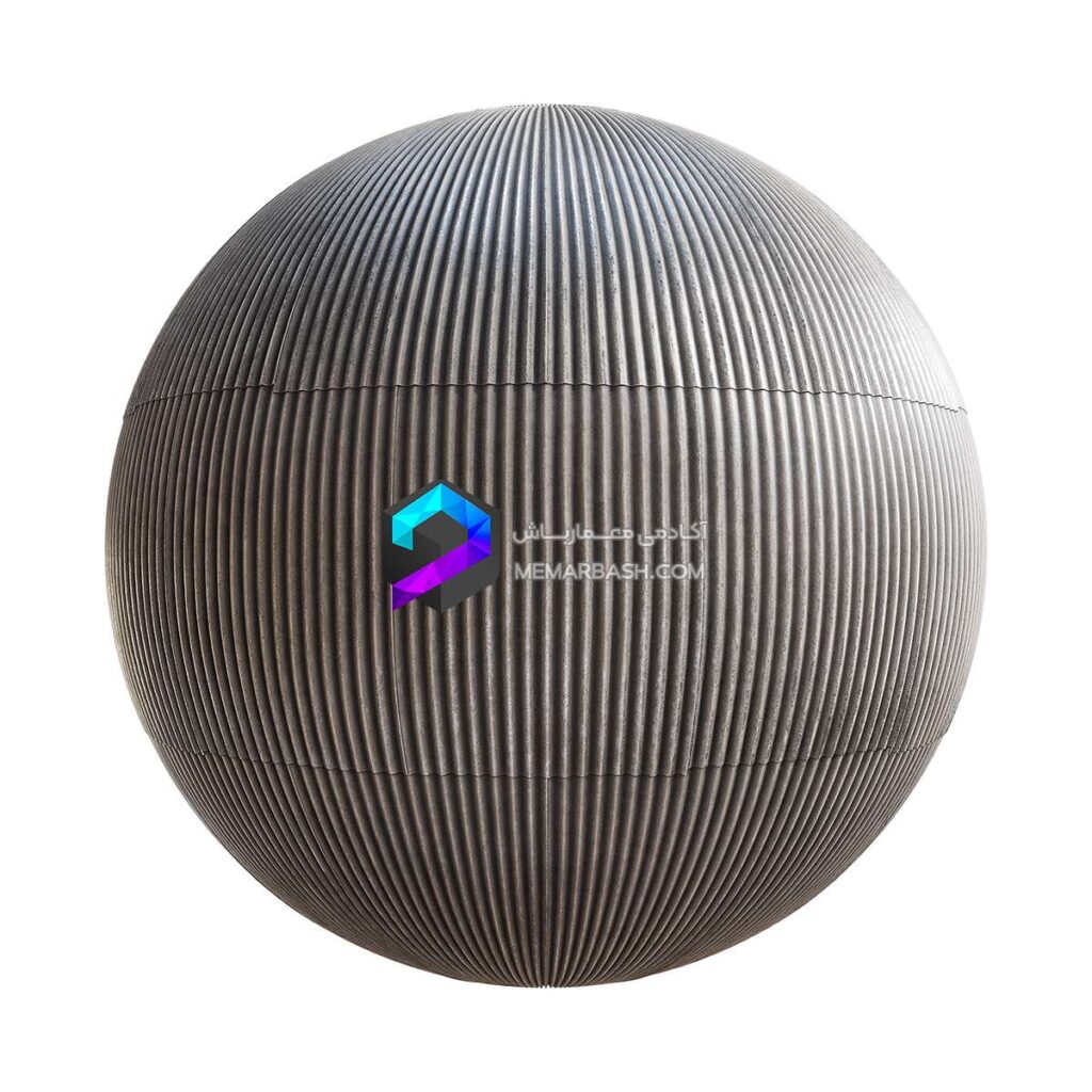 تکسچر سقف فلزی خاکستری