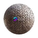 تکسچر سنگ فرش با الگوی جناغی | herringbone stone pavement 64 57 1 memarbash.com