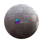 تکسچر کف پوش بتنی با خطوط پهن و راه راه | large striped concrete pavement 63 30 1 memarbash.com