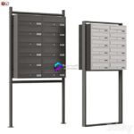 مدل پک صندوق پستی برای مجتمع یا آپارتمان | mailbox set | mailbox set 0