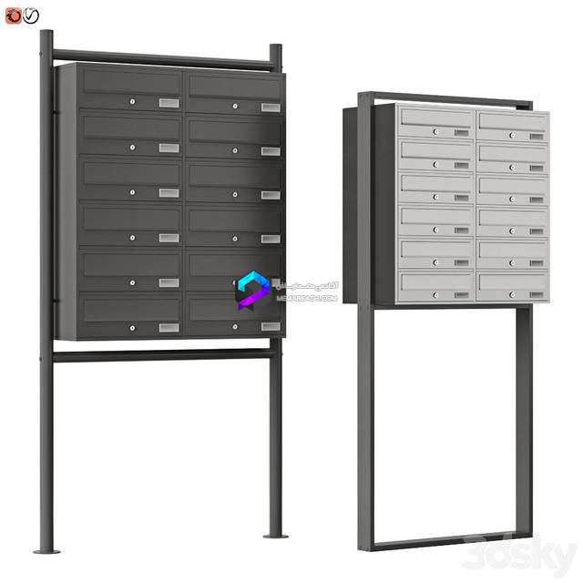 مدل پک صندوق پستی برای مجتمع یا آپارتمان | mailbox set