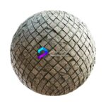 متریال پیاده رو و سنگفرش خزه دار | mossy cobblestone pavement 64 11 1 memarbash.com