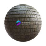 تکسچر پوشش سقفی تایل دار چوبی با خزه طبیعی | mossy wooden shingle roof 64 81 1 memarbash.com