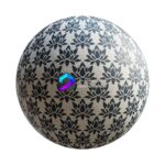 تکسچر بافت پارچه طرح دار آبی و سفید | patterned blue white fabric 64 44 1 memarbash.com