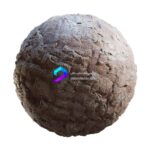 تکسچر سنگ و صخره طبیعی قهوه ای | rough brown rock 64 88 1 memarbash.com