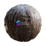 تکسچر سنگ و صخره طبیعی قهوه ای | rough brown rock 64 89 1 memarbash.com