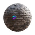 تسکچر دیوار سنگی آجری | stone brick wall 63 66 1 memarbash.com