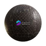 تکسچر موزاییک سنگی قدیمی مشکی برای سنگ فرش | very old floor stone tiles 62 02 1 memarbash.com