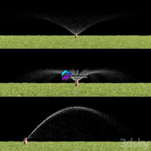 watering the lawn