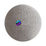 تکسچر طناب بافته شده سفید 2 | white wicker weave 65 58 1 memarbash.com