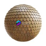 تکسچر سقف تایل دار چوبی | wooden shingle roof 64 79 1 memarbash.com